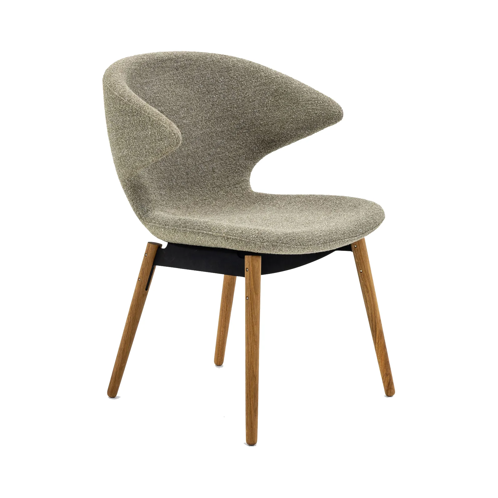 Ella Dining Chair with Wood Legs - Image 5