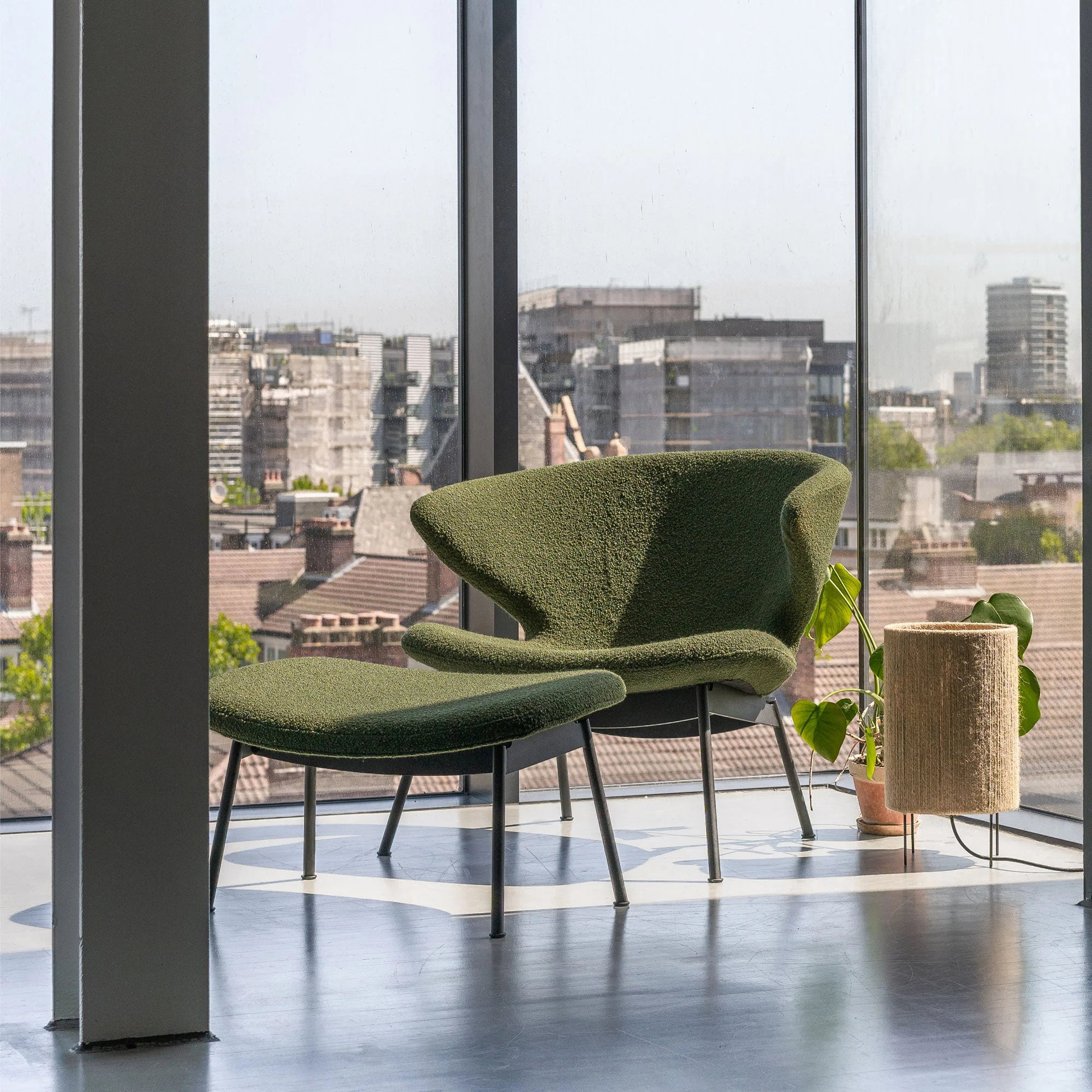 Ella Ottoman with Tubular Legs - Image 10