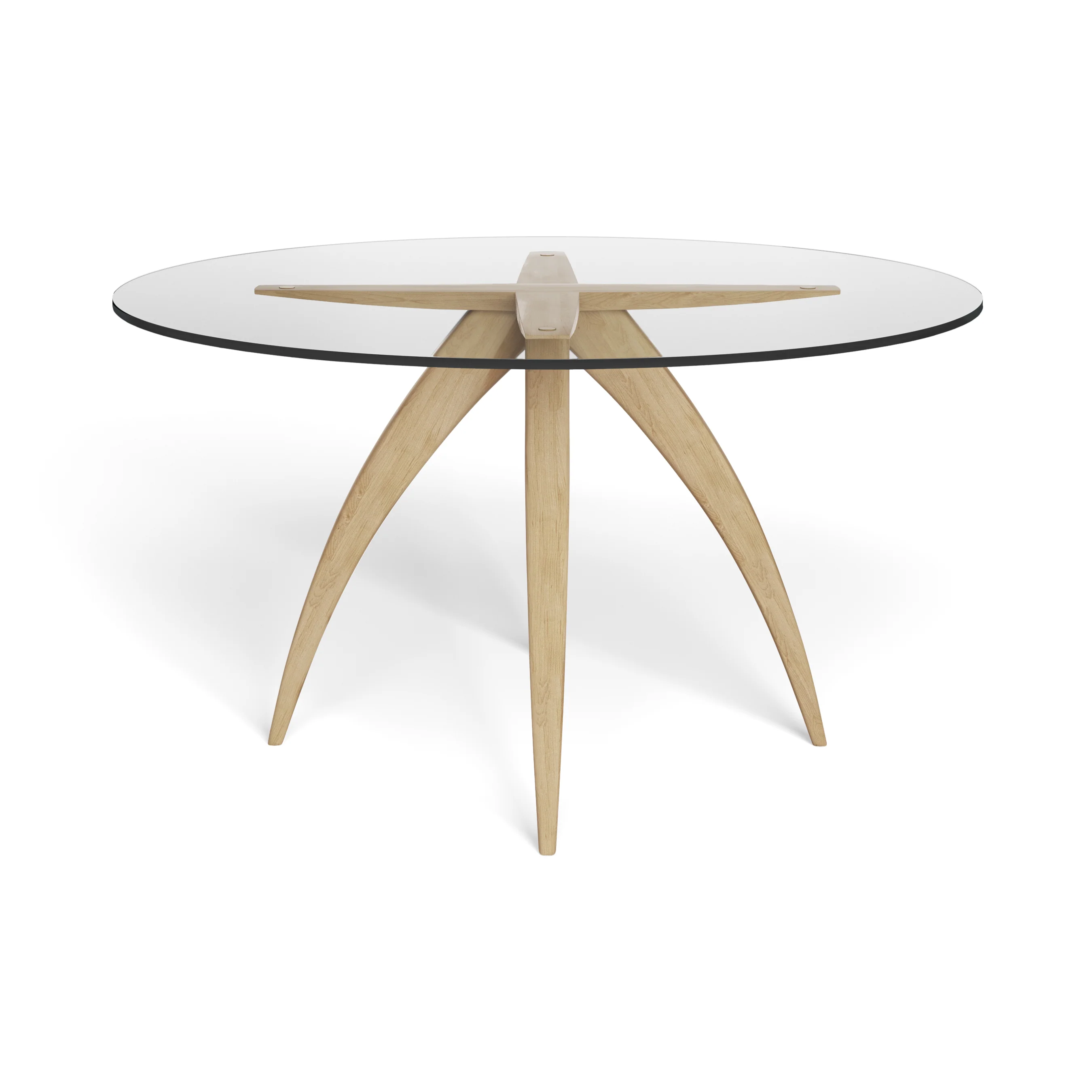 Ella Round Dining Table - Glass Top - Image 8
