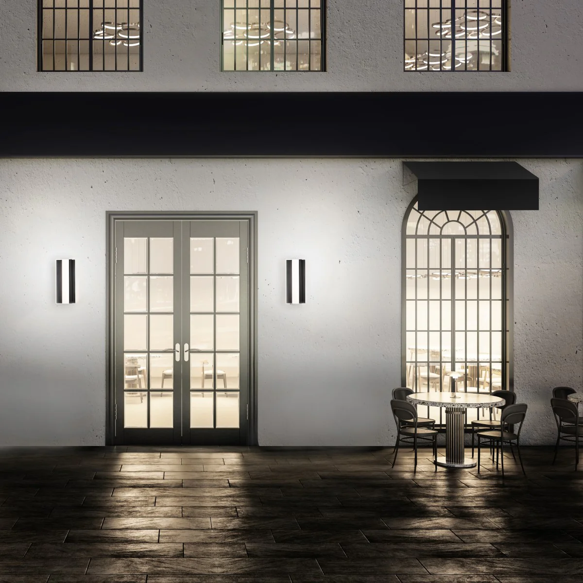 Enigma LED Outdoor Wall Light - Image 4