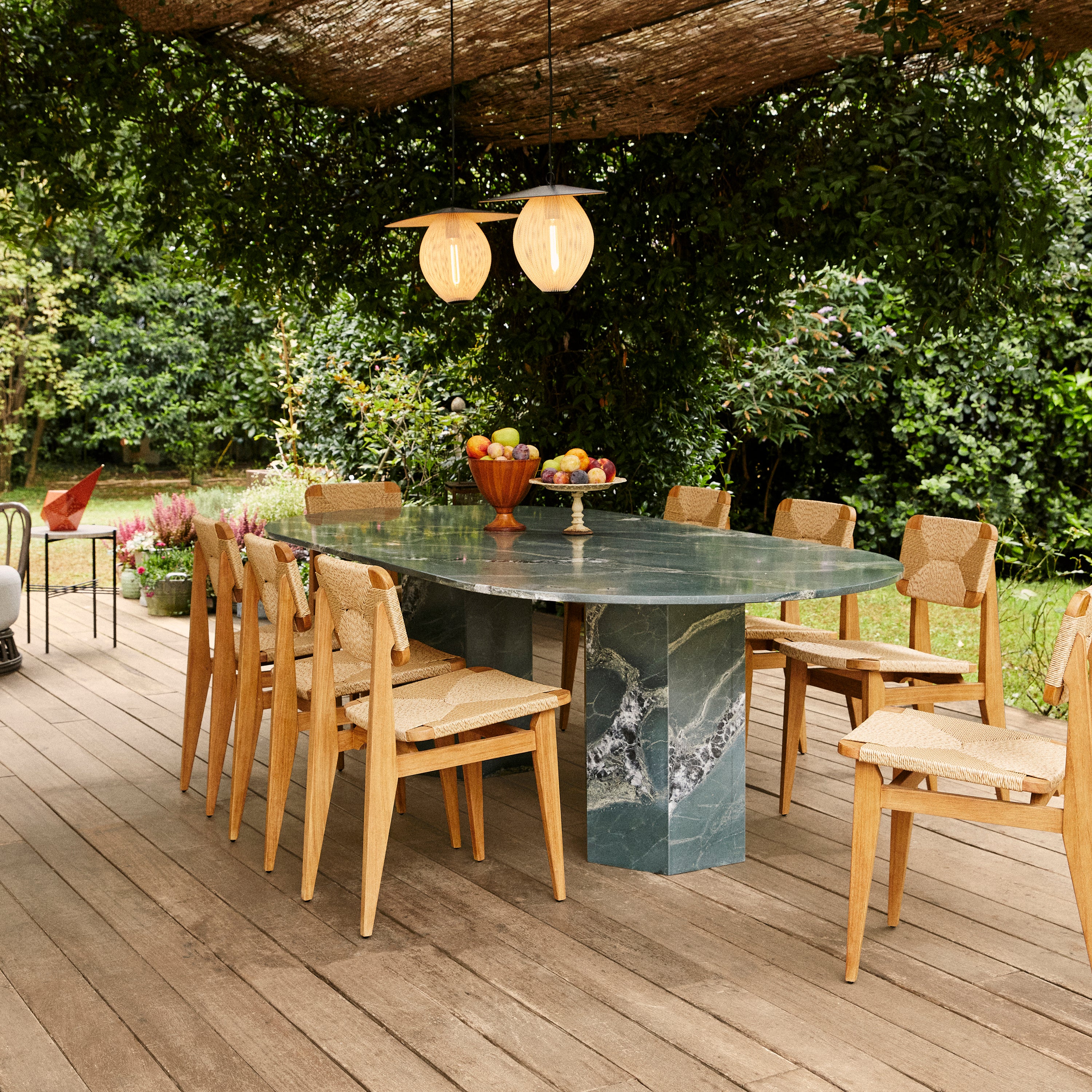 Epic Elliptical Outdoor Dining Table - Image 2