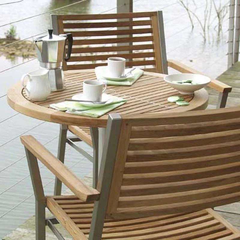 Equinox Circular Pedestal Outdoor Table - Image 6