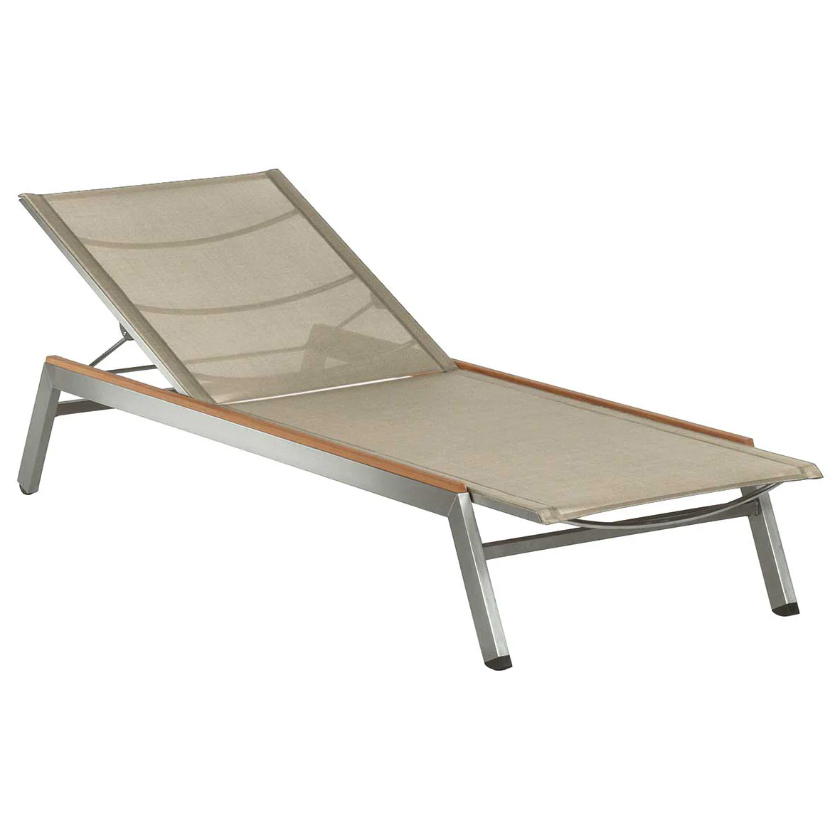Equinox Lounger Teak Side Strip Outdoor - Image 5