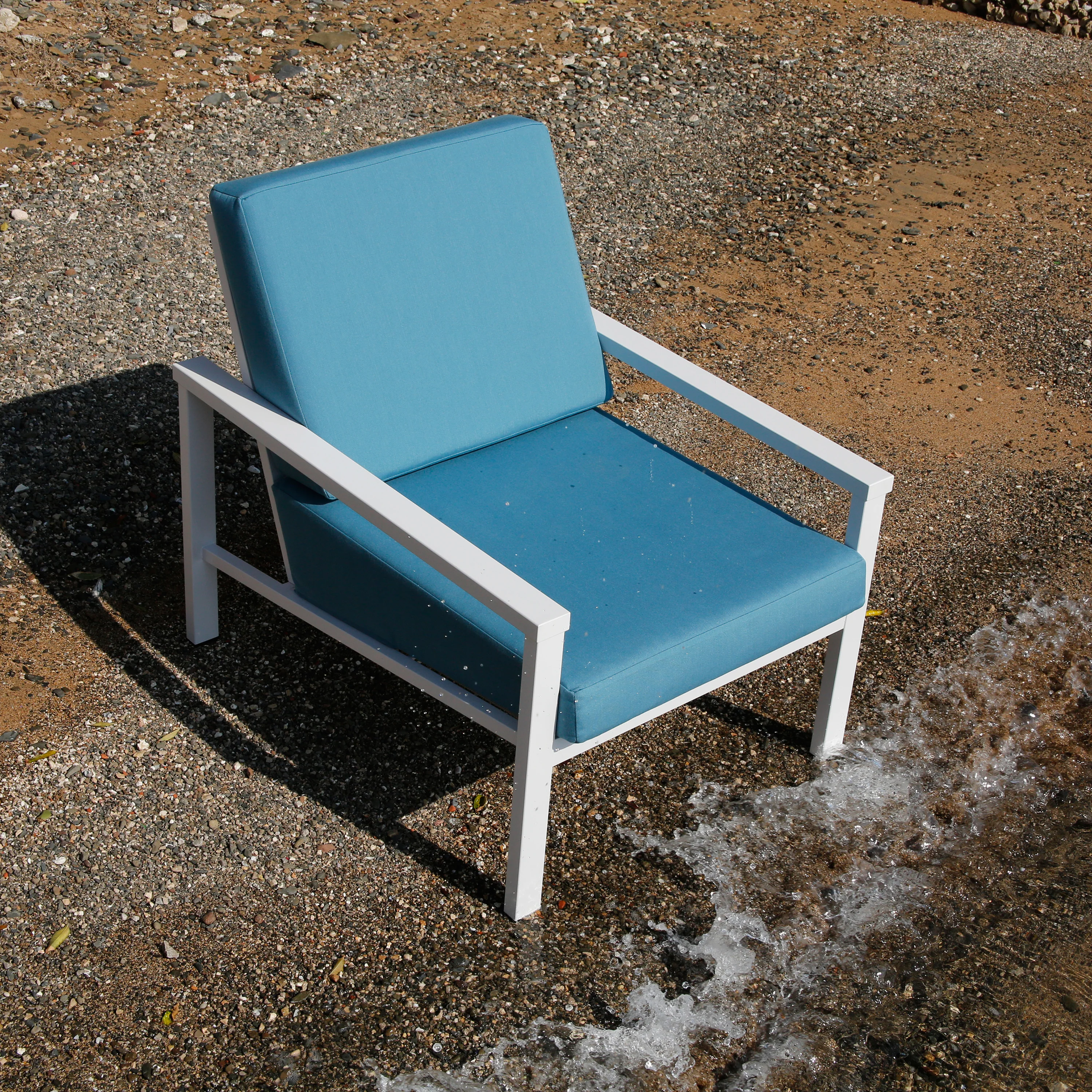Equinox Painted Deep Seating Outdoor Armchair - Image 12