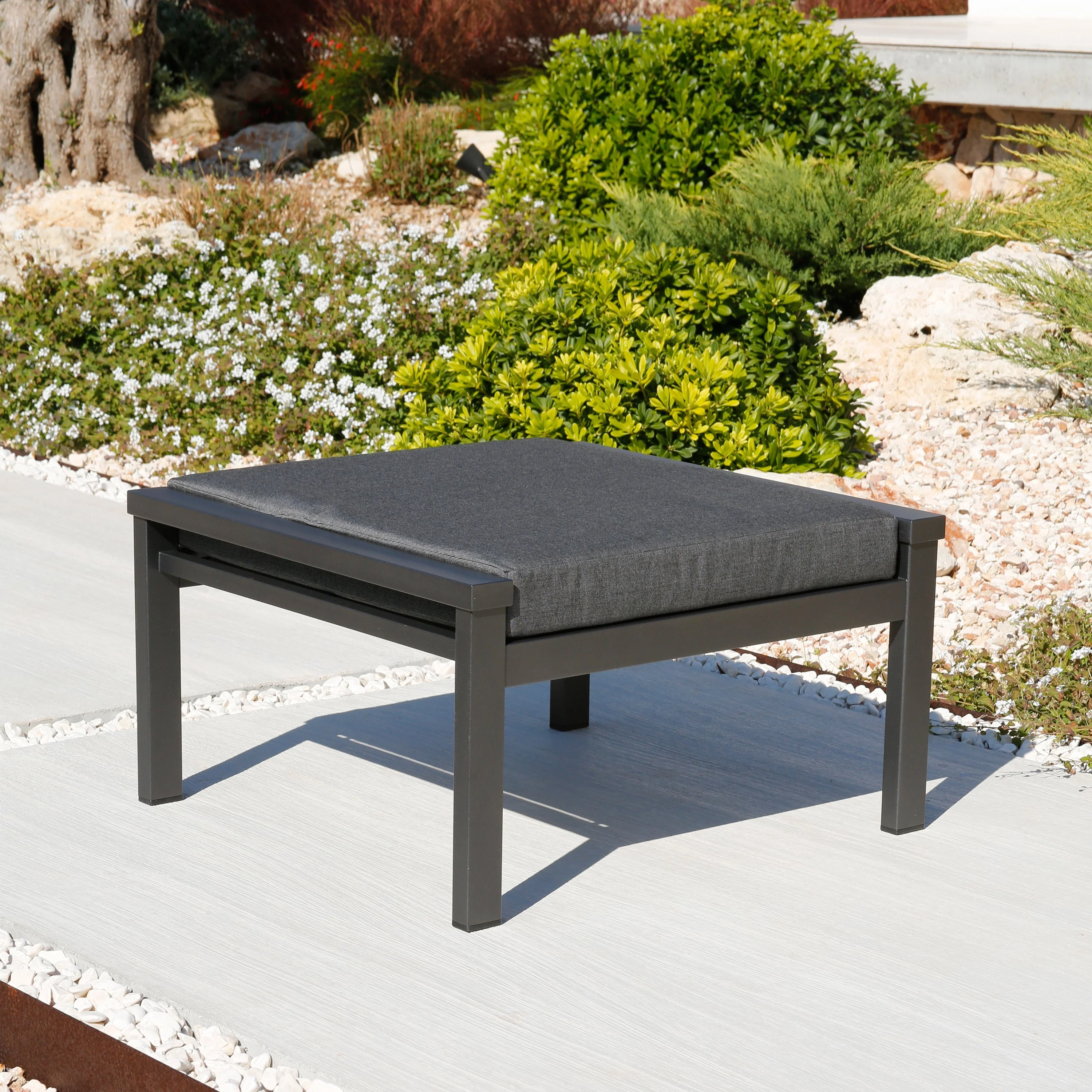 Equinox Painted Deep Seating Outdoor Ottoman