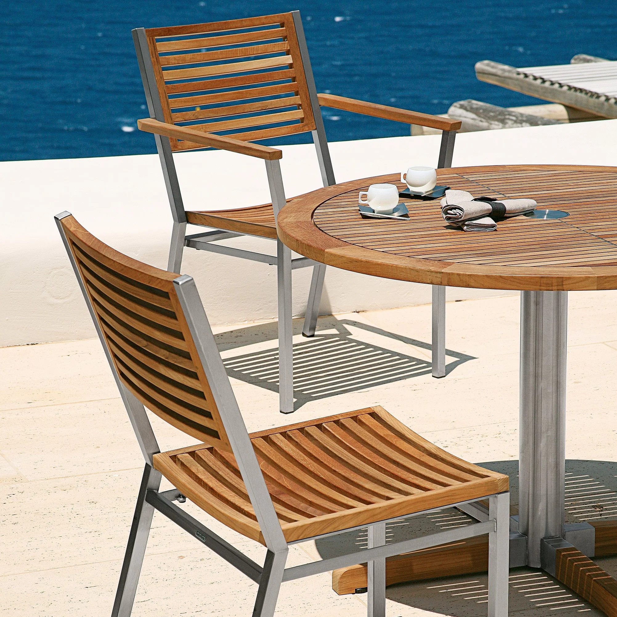 Equinox Teak Outdoor Armchair - Image 6