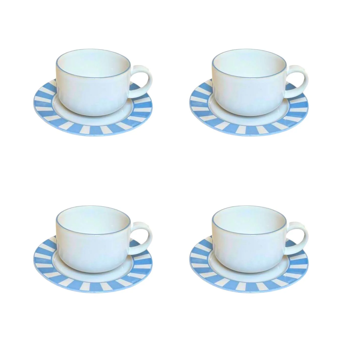 Essentials Mug and Saucer (Set of 4) - Image 2