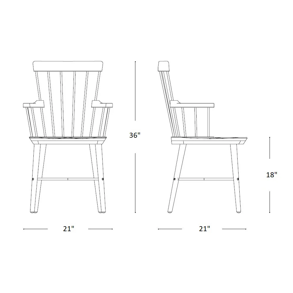 Exchange Highback Dining Chair - Image 7