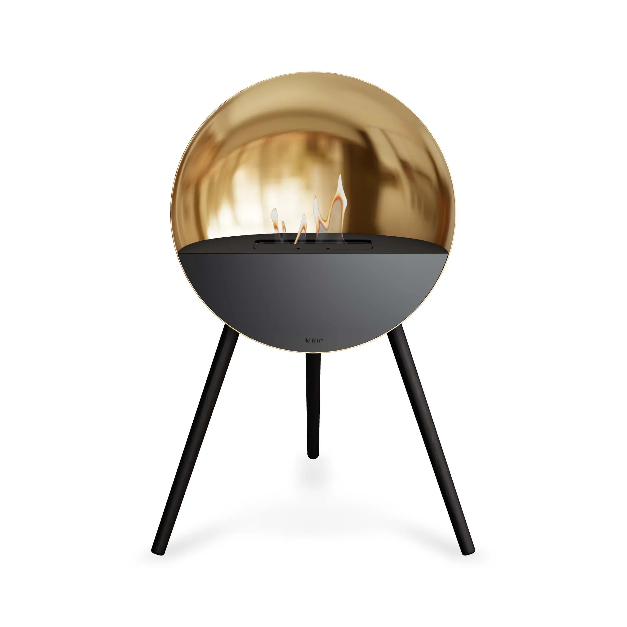 Eye Bioethanol Fireplace - Chromed Rose Gold - Image 2
