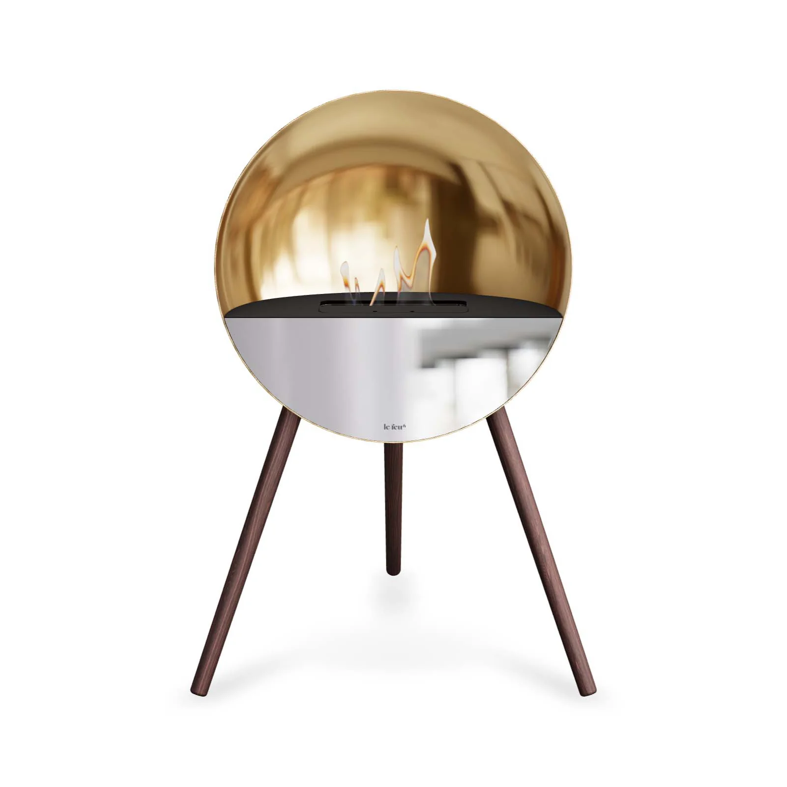 Eye Bioethanol Fireplace - Chromed Rose Gold - Image 7