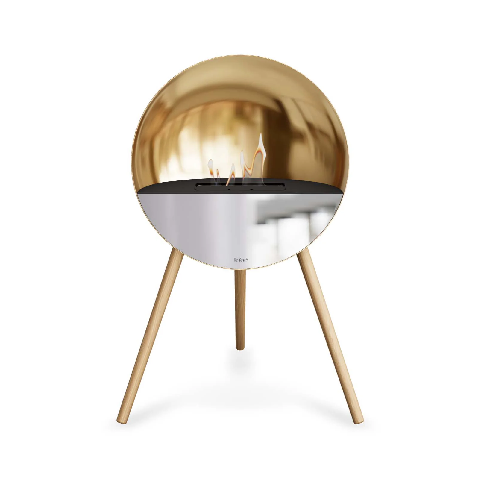 Eye Bioethanol Fireplace - Chromed Rose Gold - Image 8
