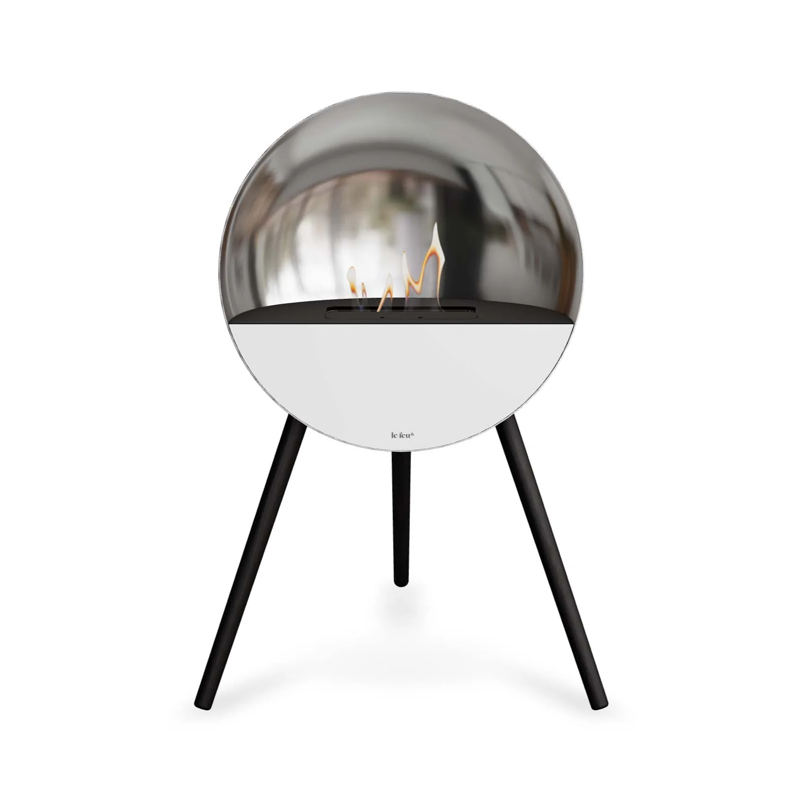 Eye Bioethanol Fireplace - Silver - Image 4