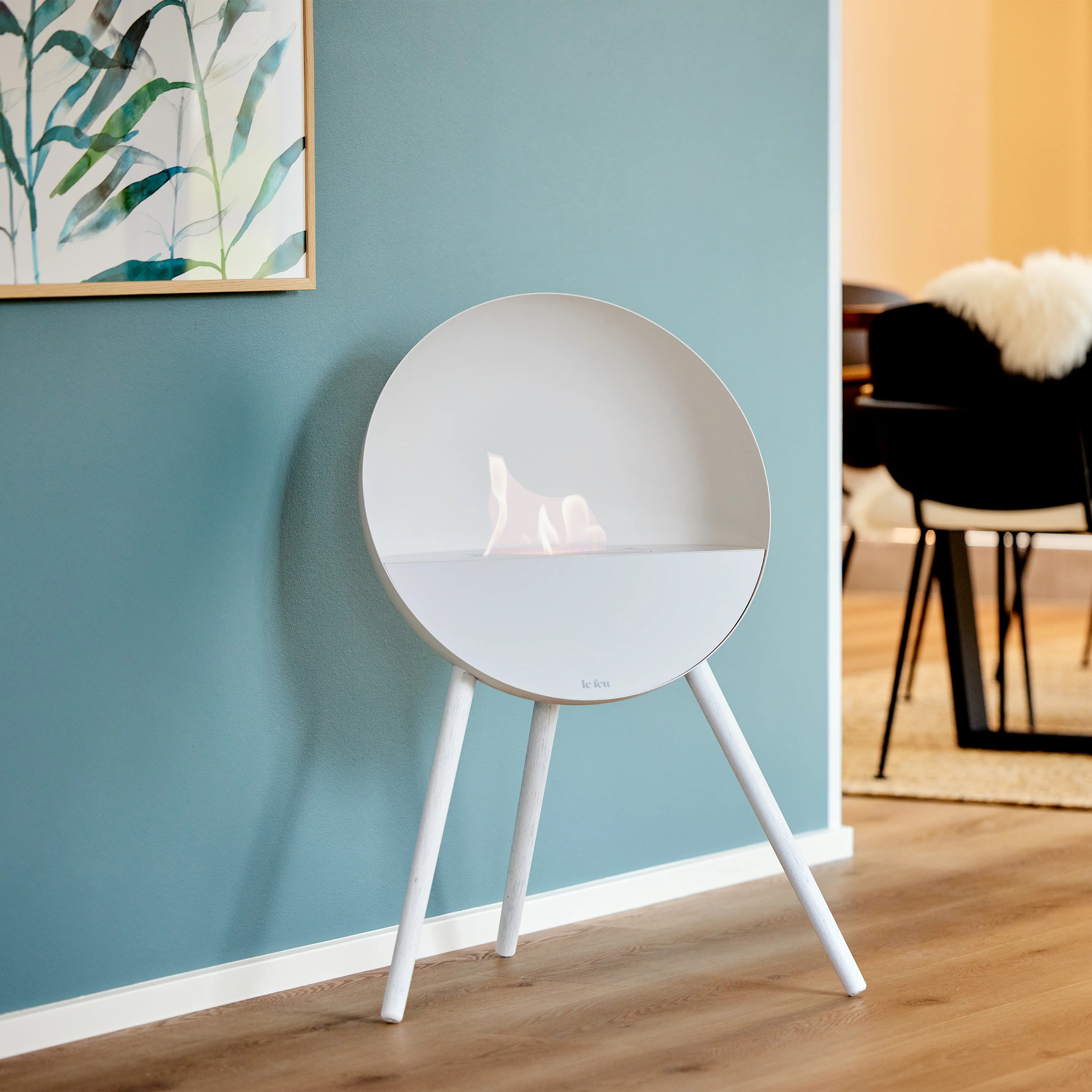 Eye Bioethanol Fireplace - White - Image 13