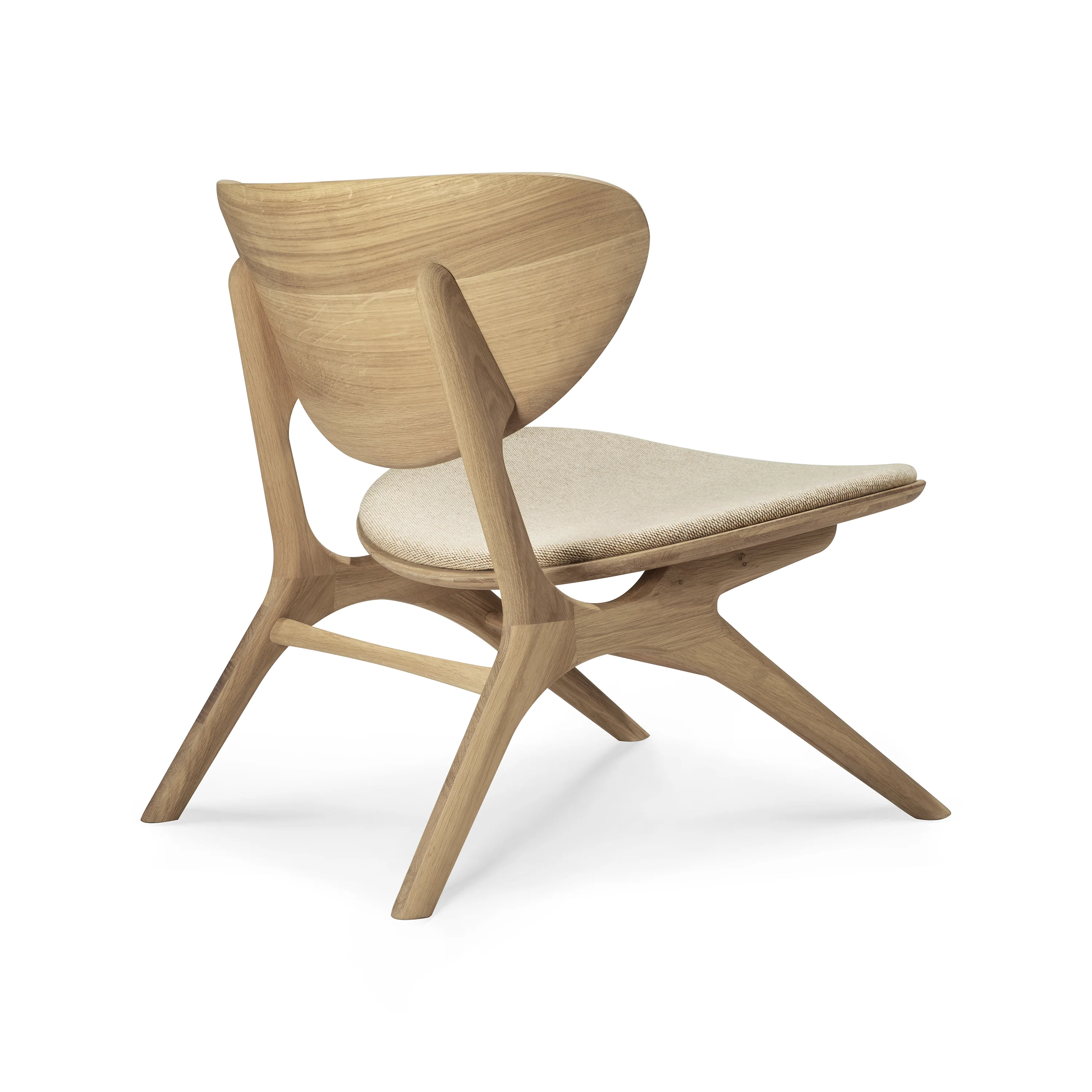Eye Lounge Chair with Upholstered Seat - Image 5