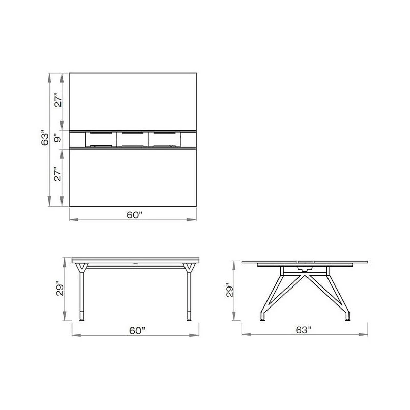 Eyhov Rail Double Desk - Image 14