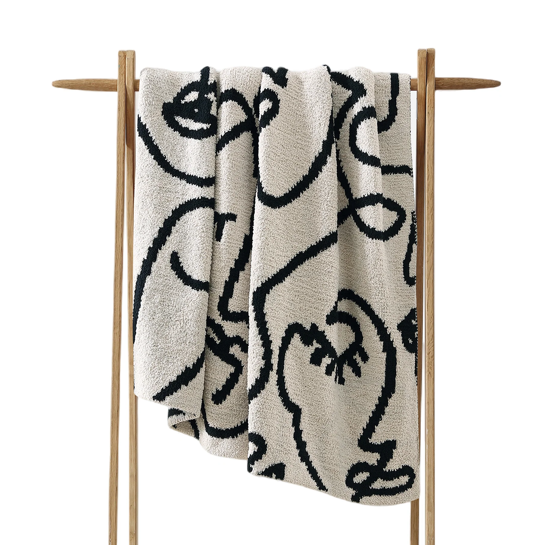 Faces Throw Blanket - Image 3