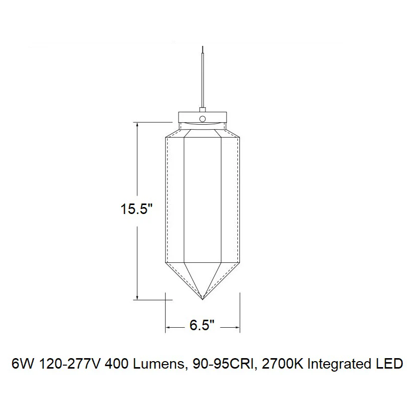 Facet LED Pendant Light - Image 10