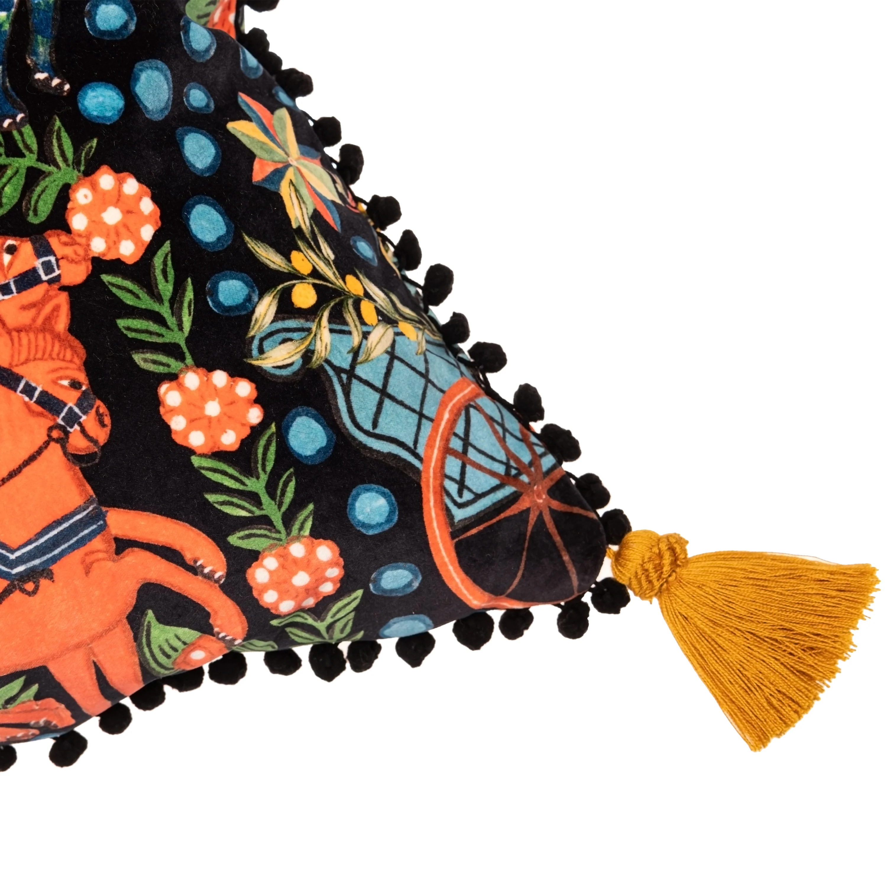 Fasnacht Anthracite Pillow - Image 3