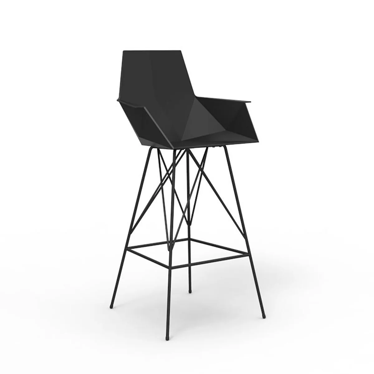 Faz Arm Outdoor Stool (Set of 4) - Image 3