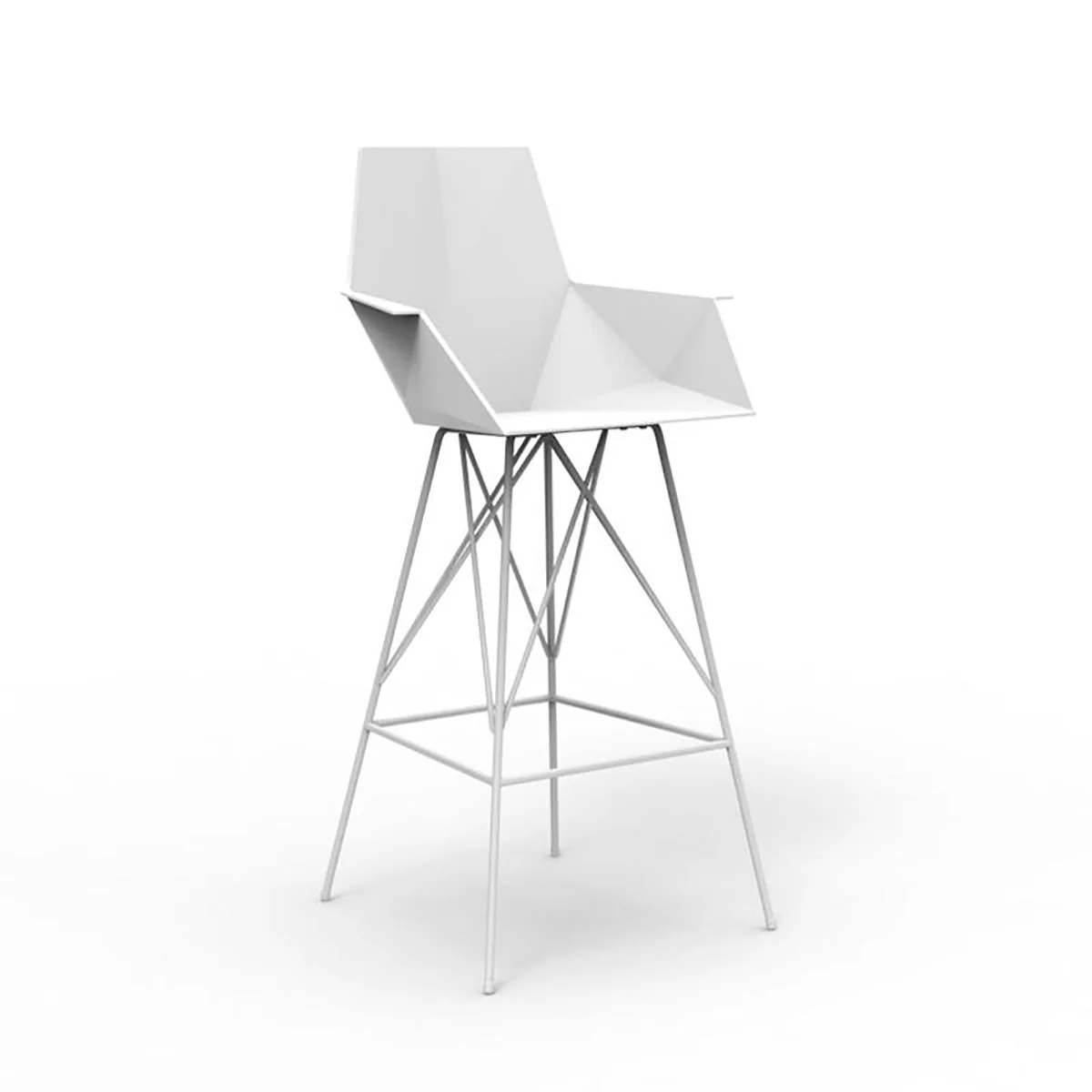 Faz Arm Outdoor Stool (Set of 4) - Image 4