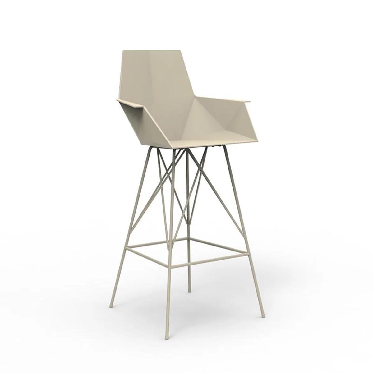 Faz Arm Outdoor Stool (Set of 4) - Image 6