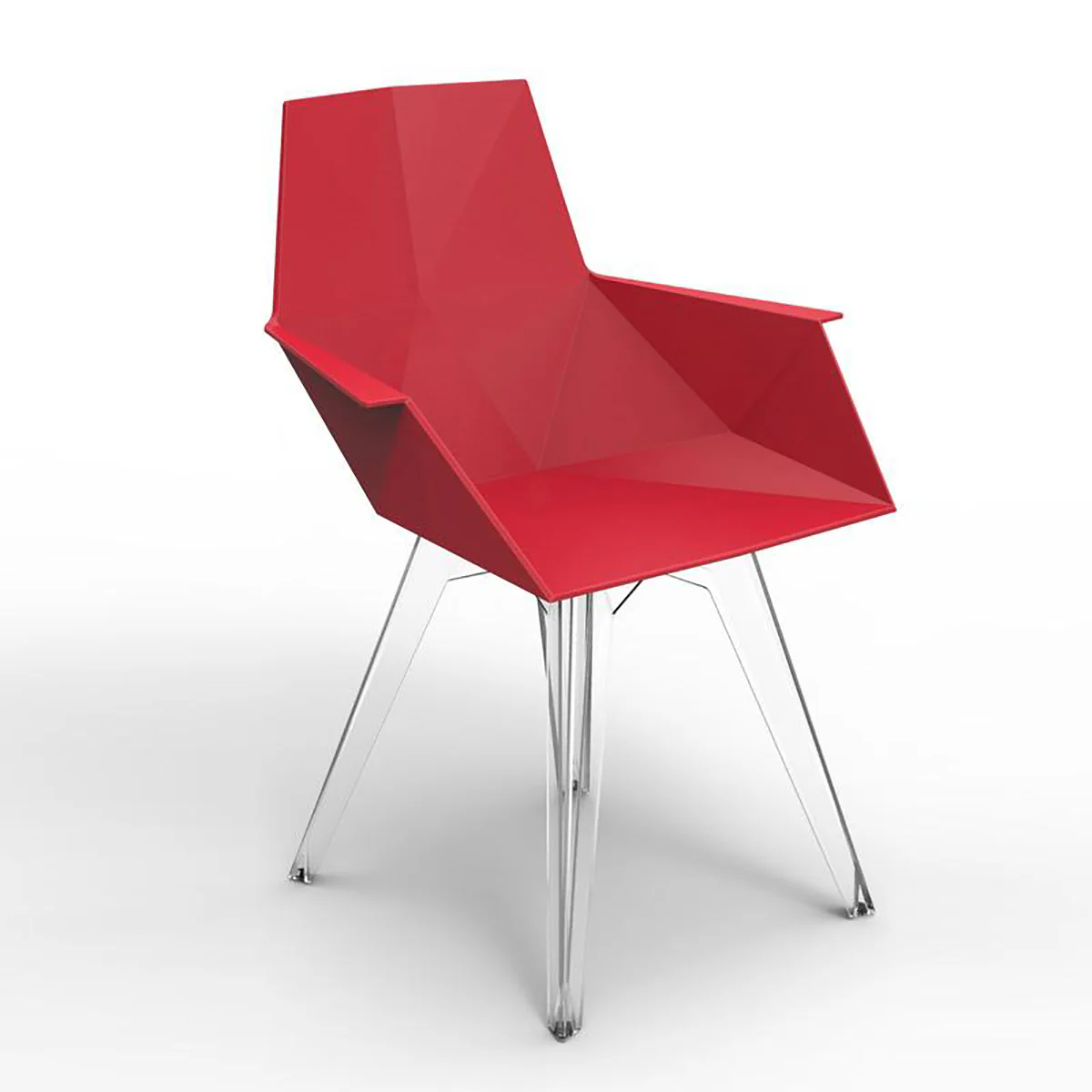 Faz Outdoor Armchair Clear Polycarbonate Legs (Set of 4) - Image 6
