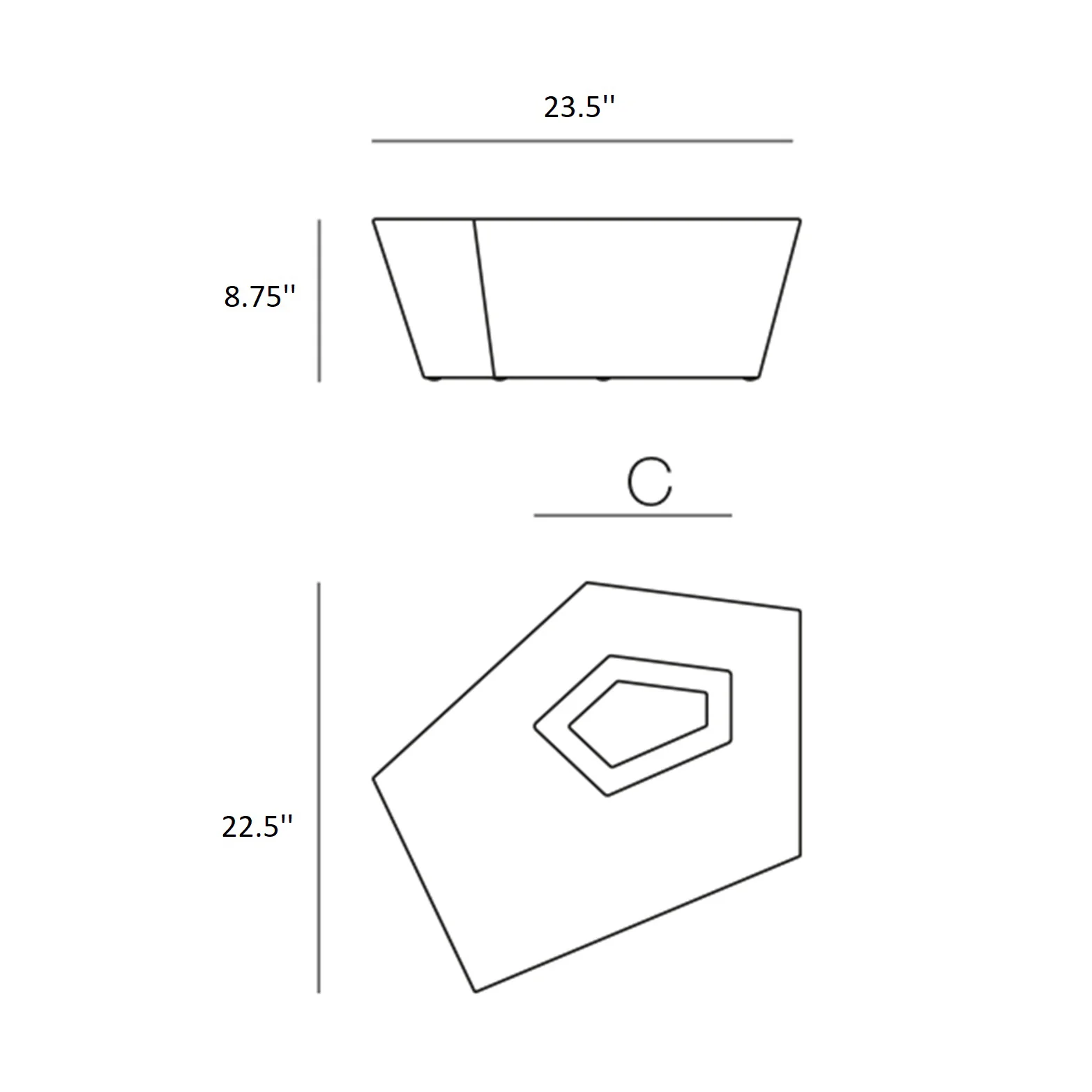 Faz Outdoor Sun Chaise Table - Image 47
