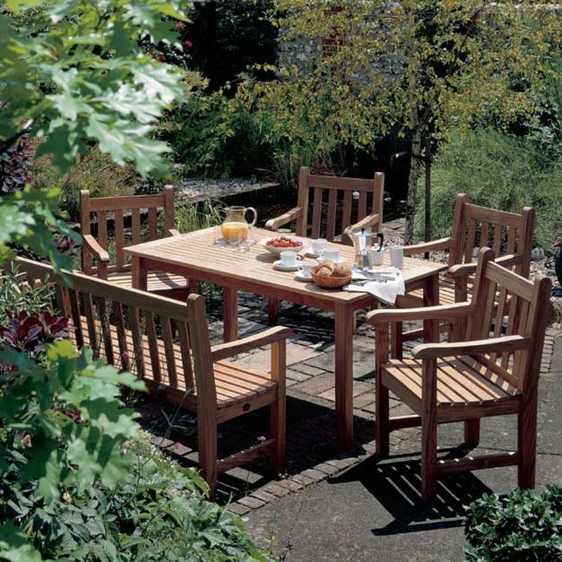 Felsted Teak Outdoor Armchair - Image 7