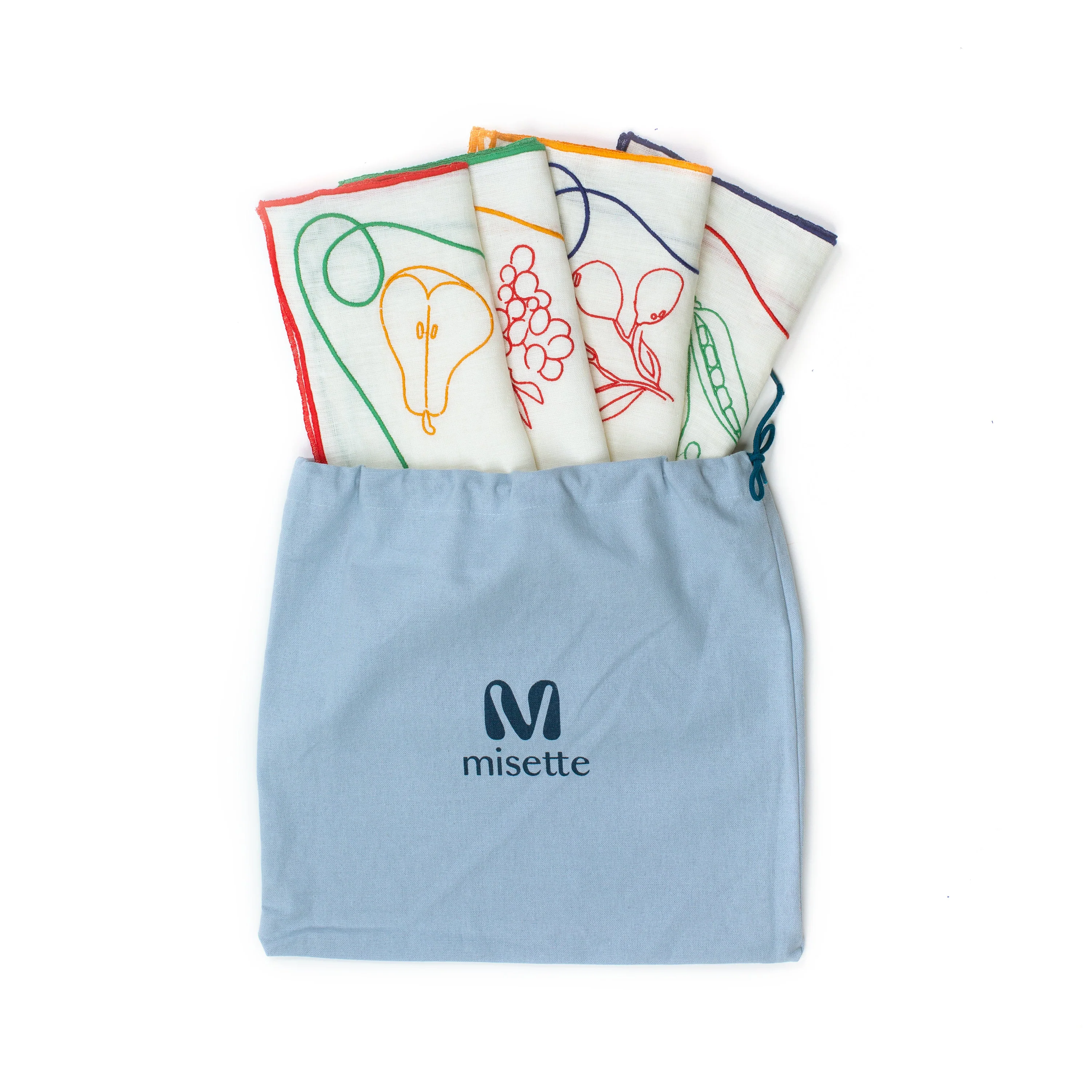 Fête Embroidered Linen Napkin (Set of 4) - Image 7