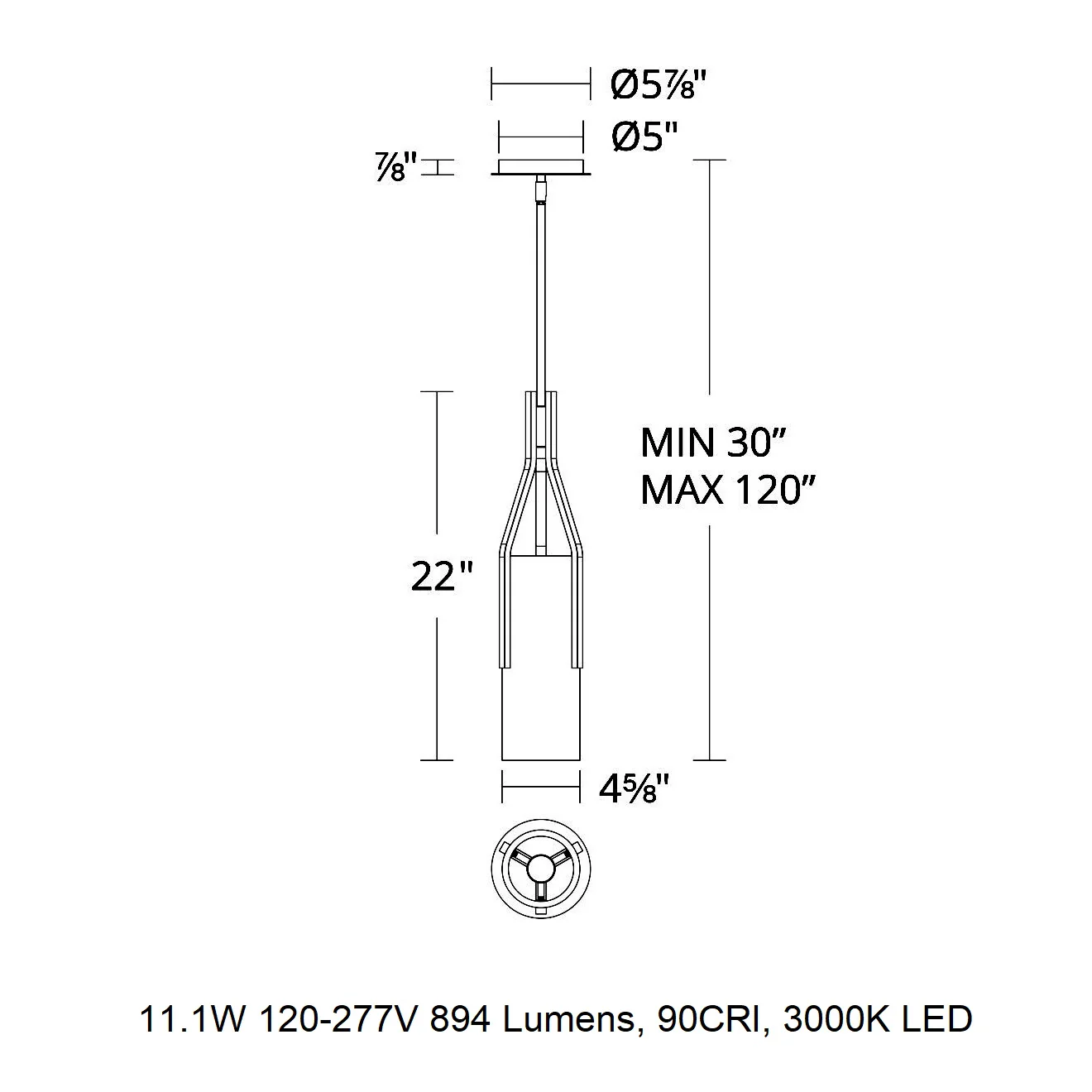Firenze LED Pendant Light - Image 7