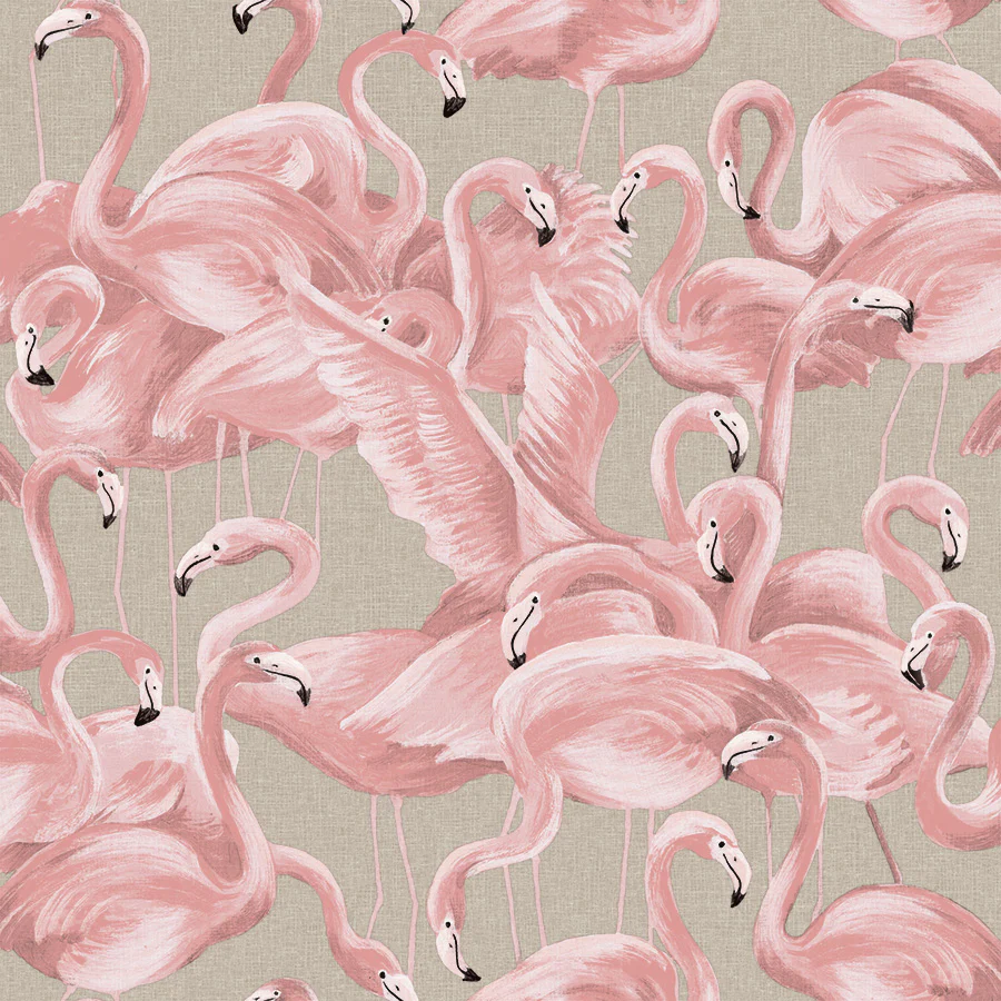 Flamingo 5.5 yds. Wallpaper - Image 5