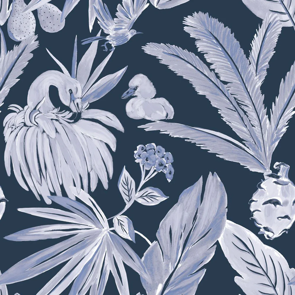 Flamingos Salinas Wallpaper Sample Swatch - Image 2