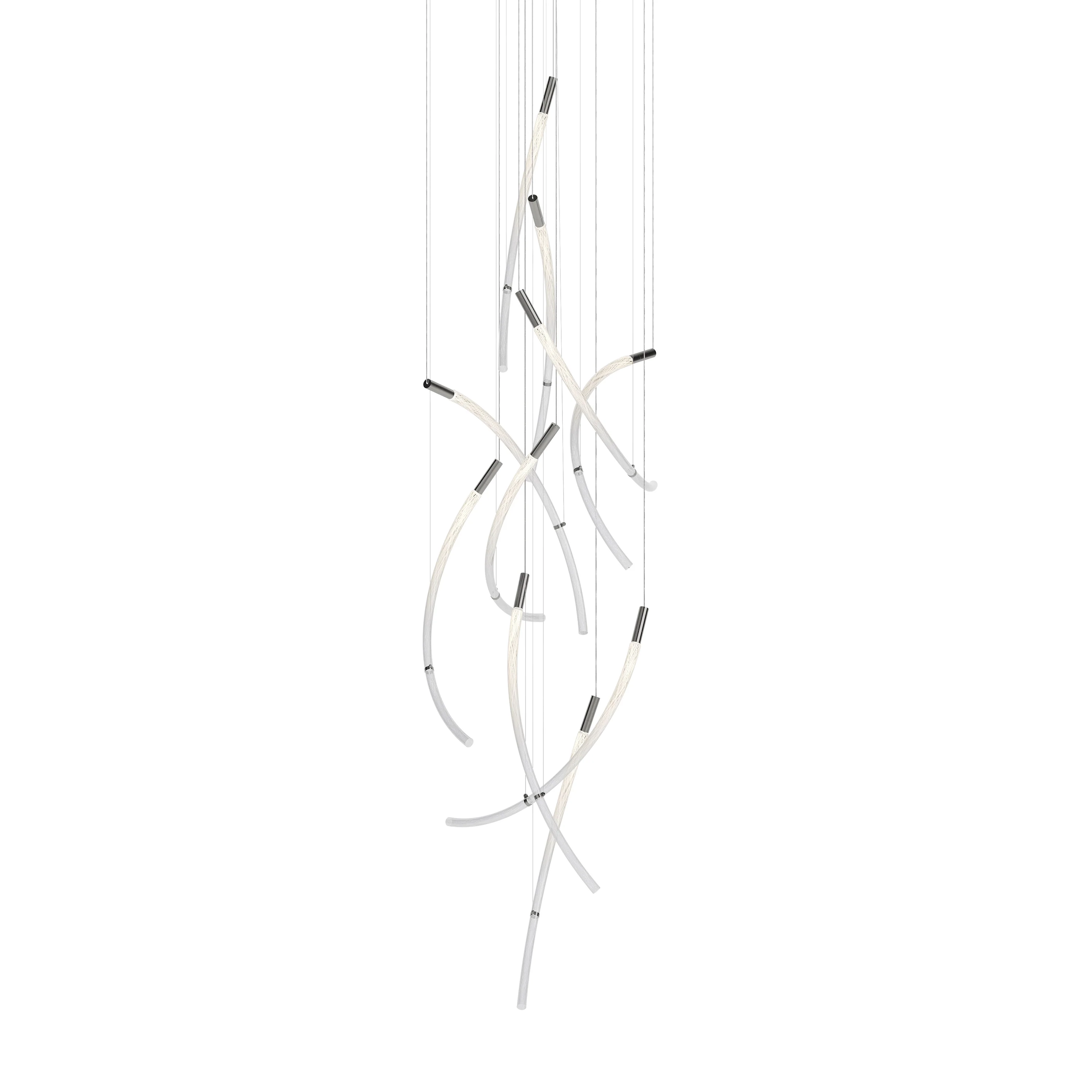 Flare 10-Light LED Chandelier - Image 5