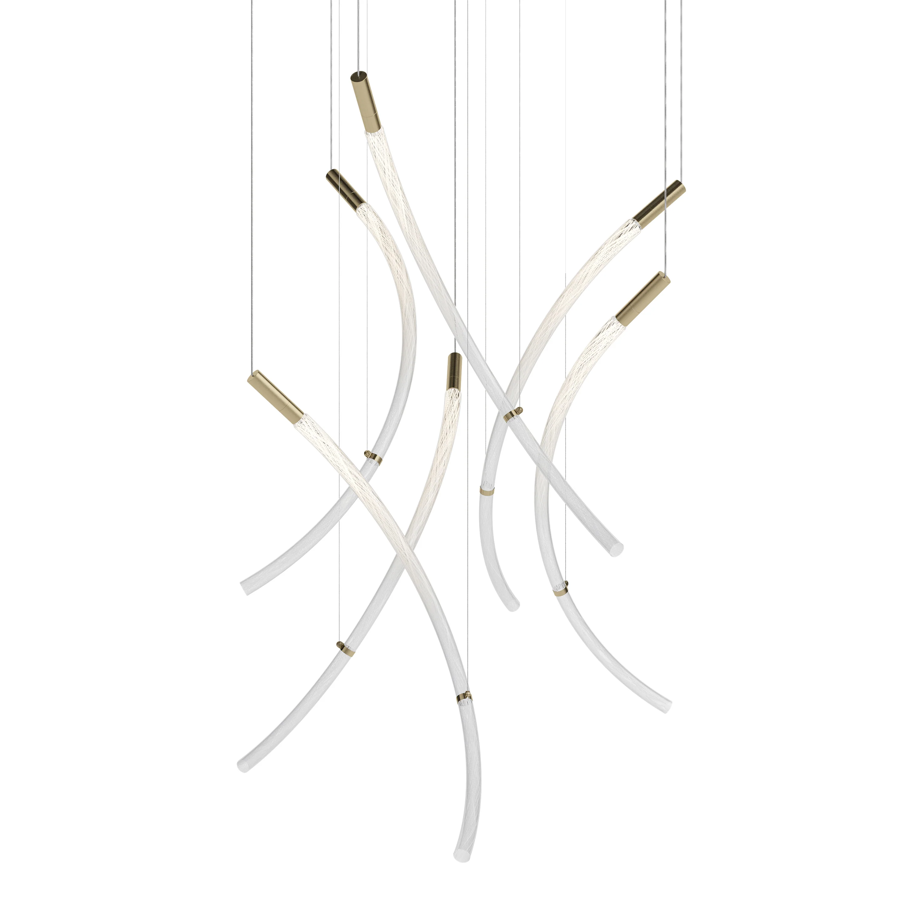 Flare 6-Light LED Chandelier - Image 3