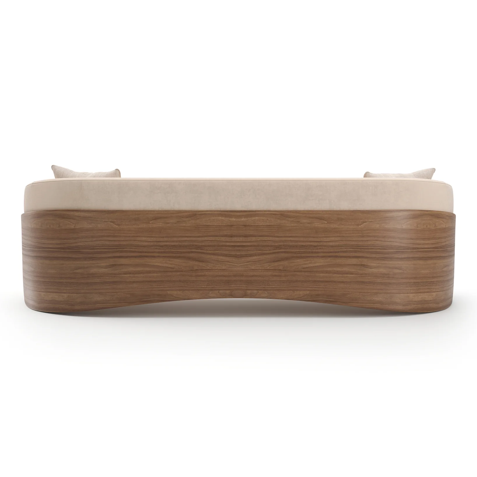 Fleur Wood Back Sofa - Image 5