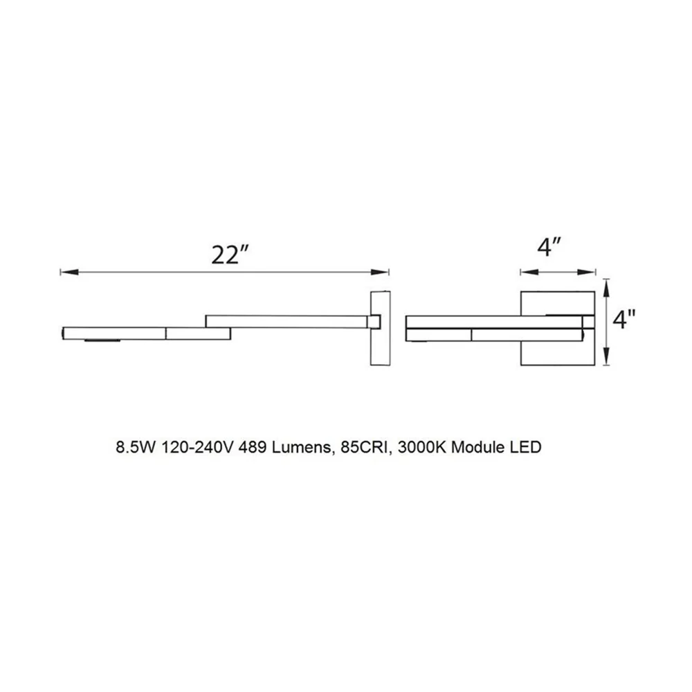 Flip LED Swing Arm Wall Light - Image 15