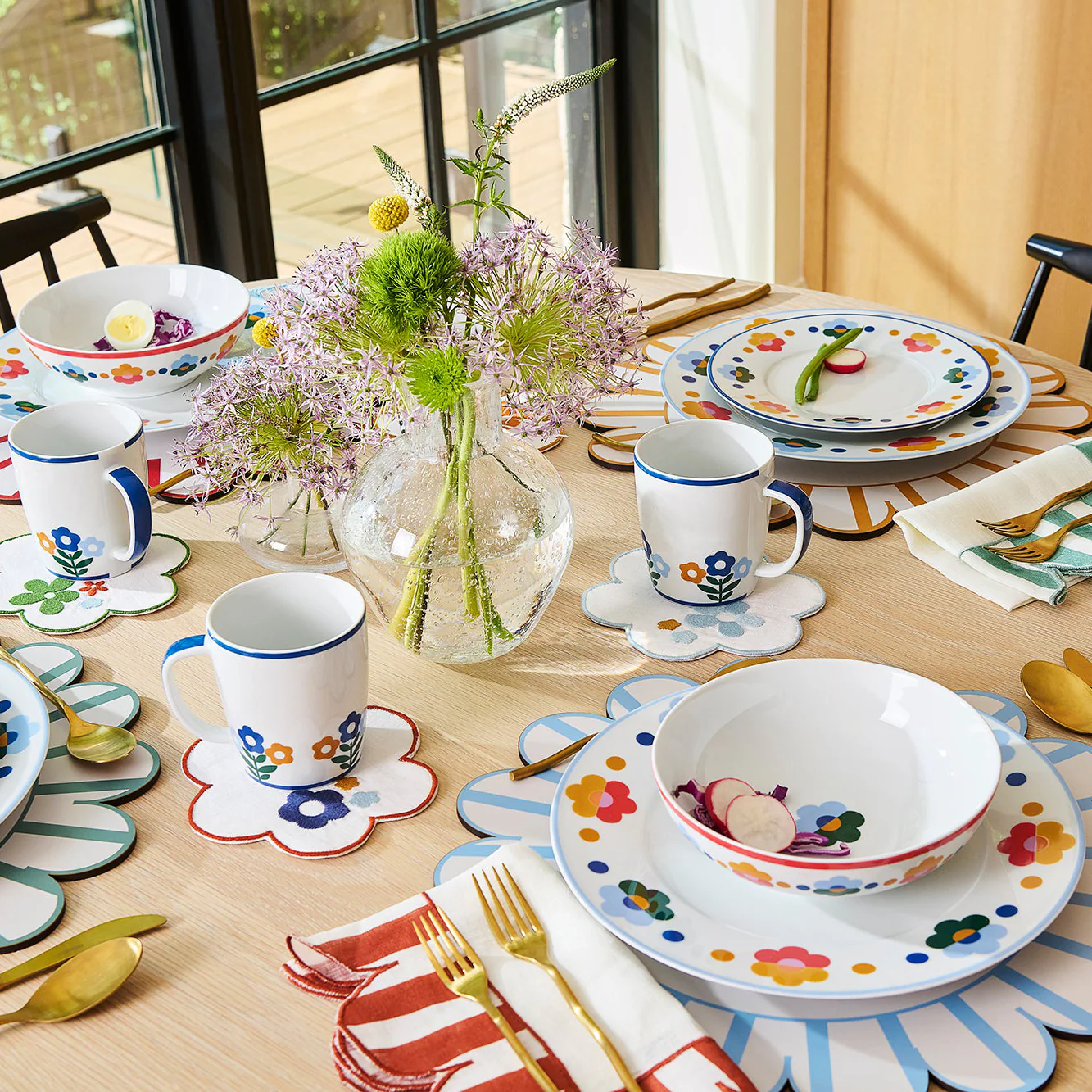 Floral Cereal Bowl (Set of 4) - Image 4
