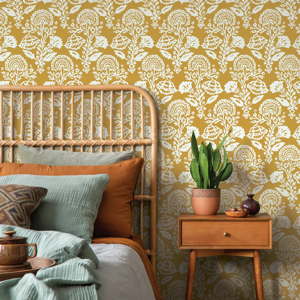 Floral Damask Removable Wallpaper - Image 10
