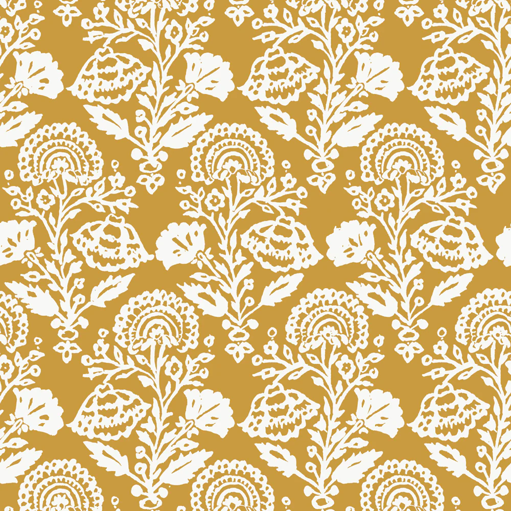 Floral Damask Removable Wallpaper Sample Swatch - Image 5