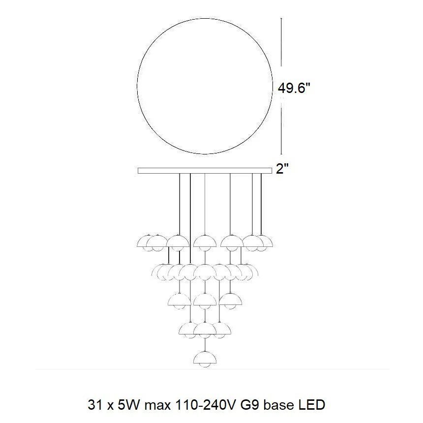 Flowerpot Chandelier - Image 10