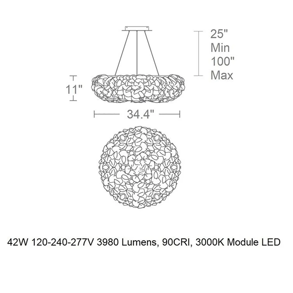 Fluffy LED Pendant Light - Image 9