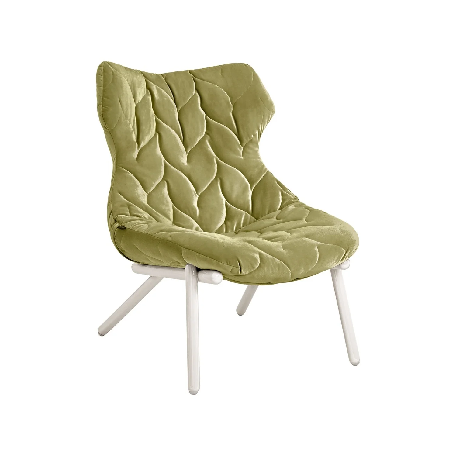 Foliage Velvet Lounge Chair - Image 5