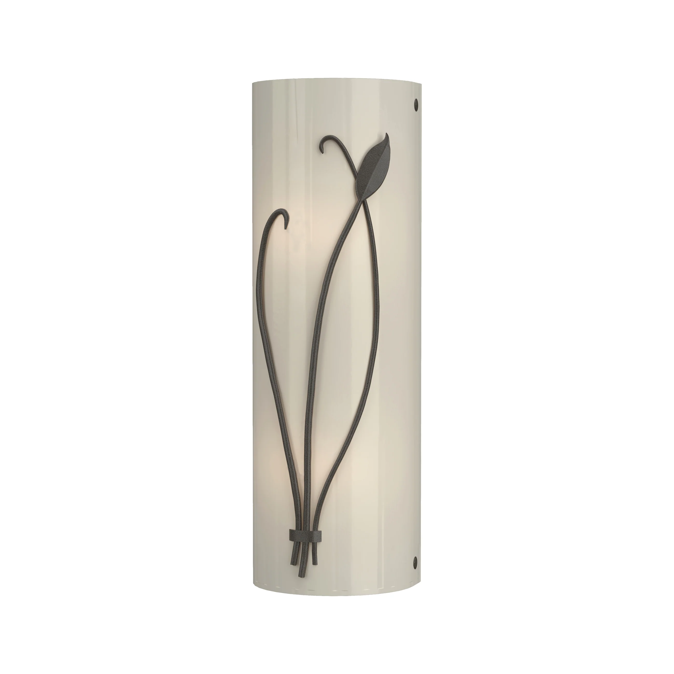 Forged Leaf and Stem Wall Sconce - Image 6