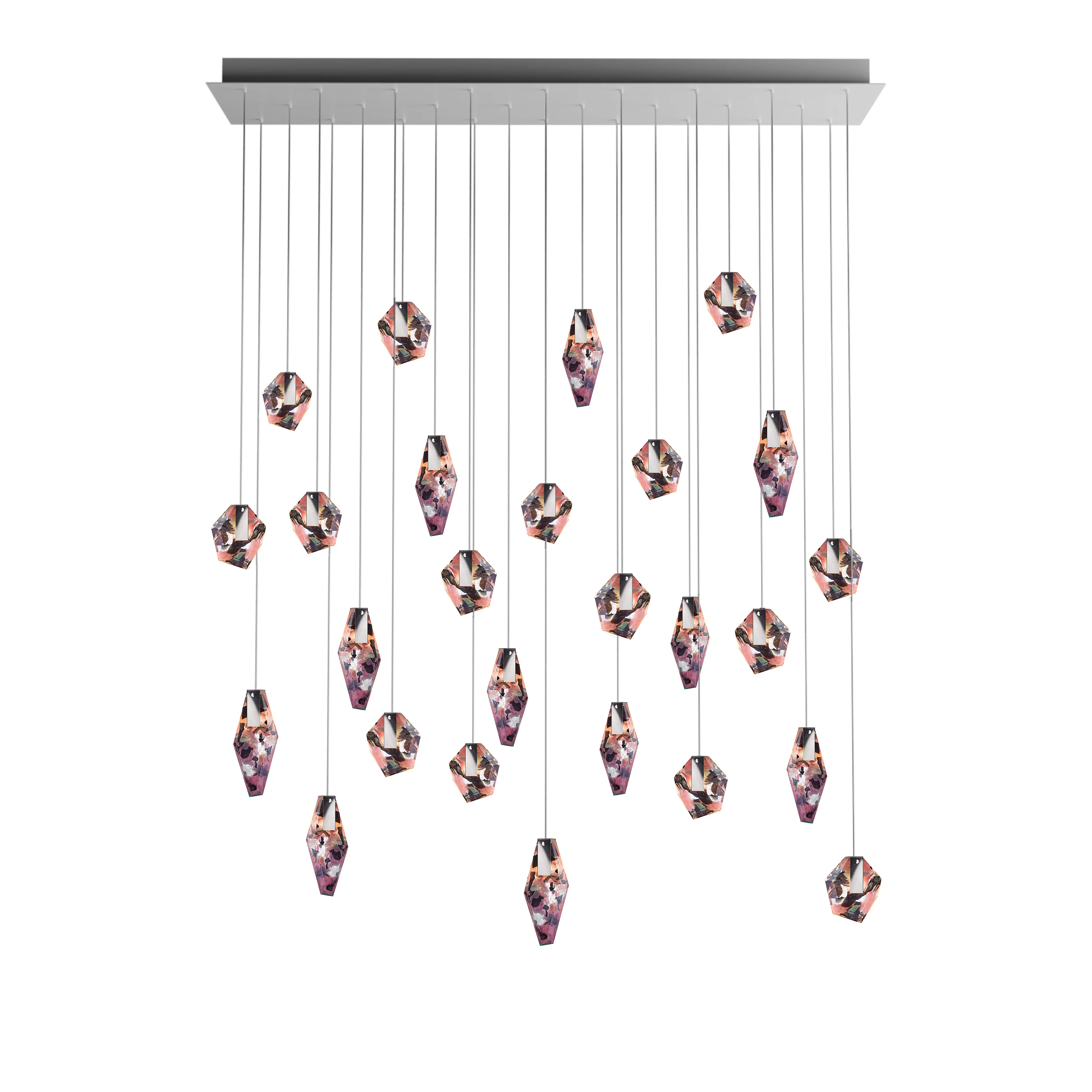 Fragments Rectangle LED Chandelier - Image 10