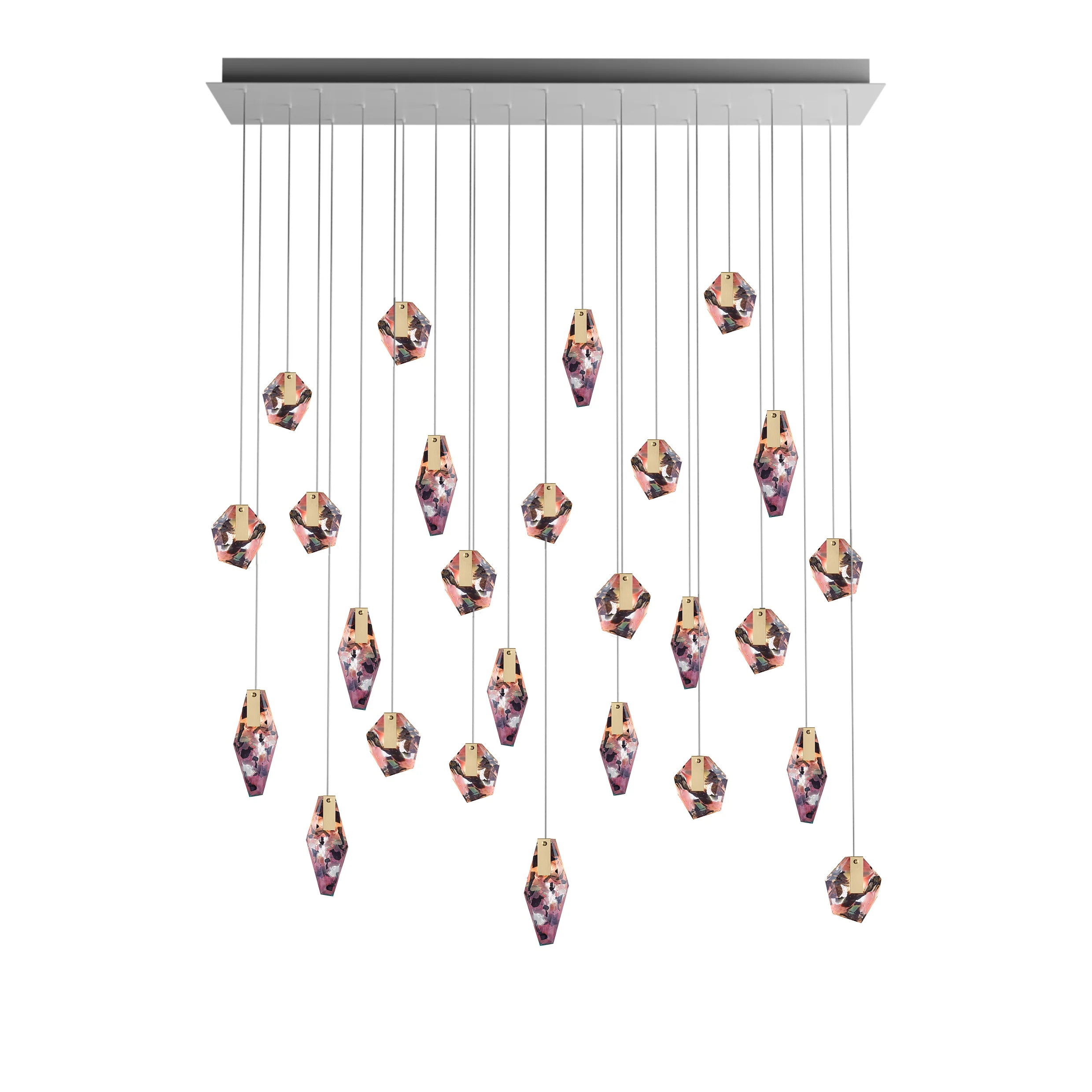 Fragments Rectangle LED Chandelier - Image 5