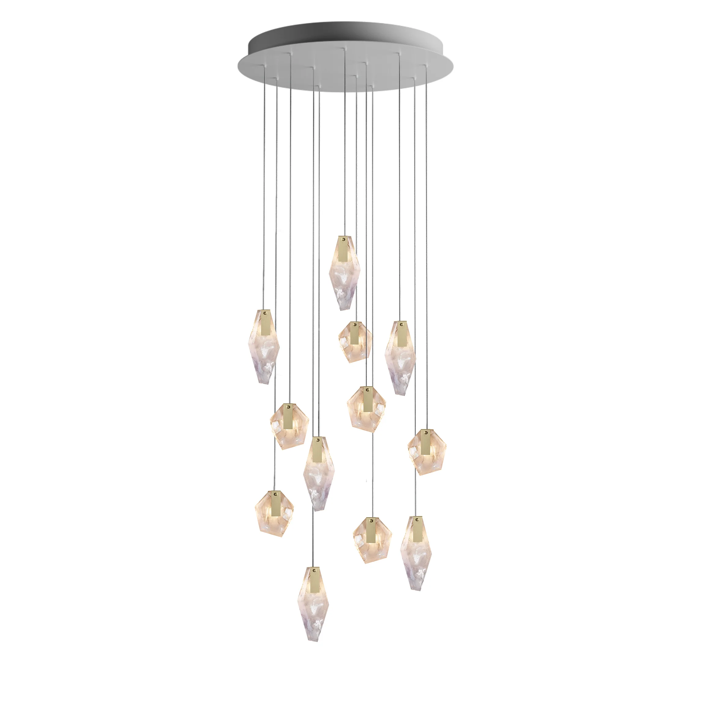 Fragments Round LED Chandelier - Image 36