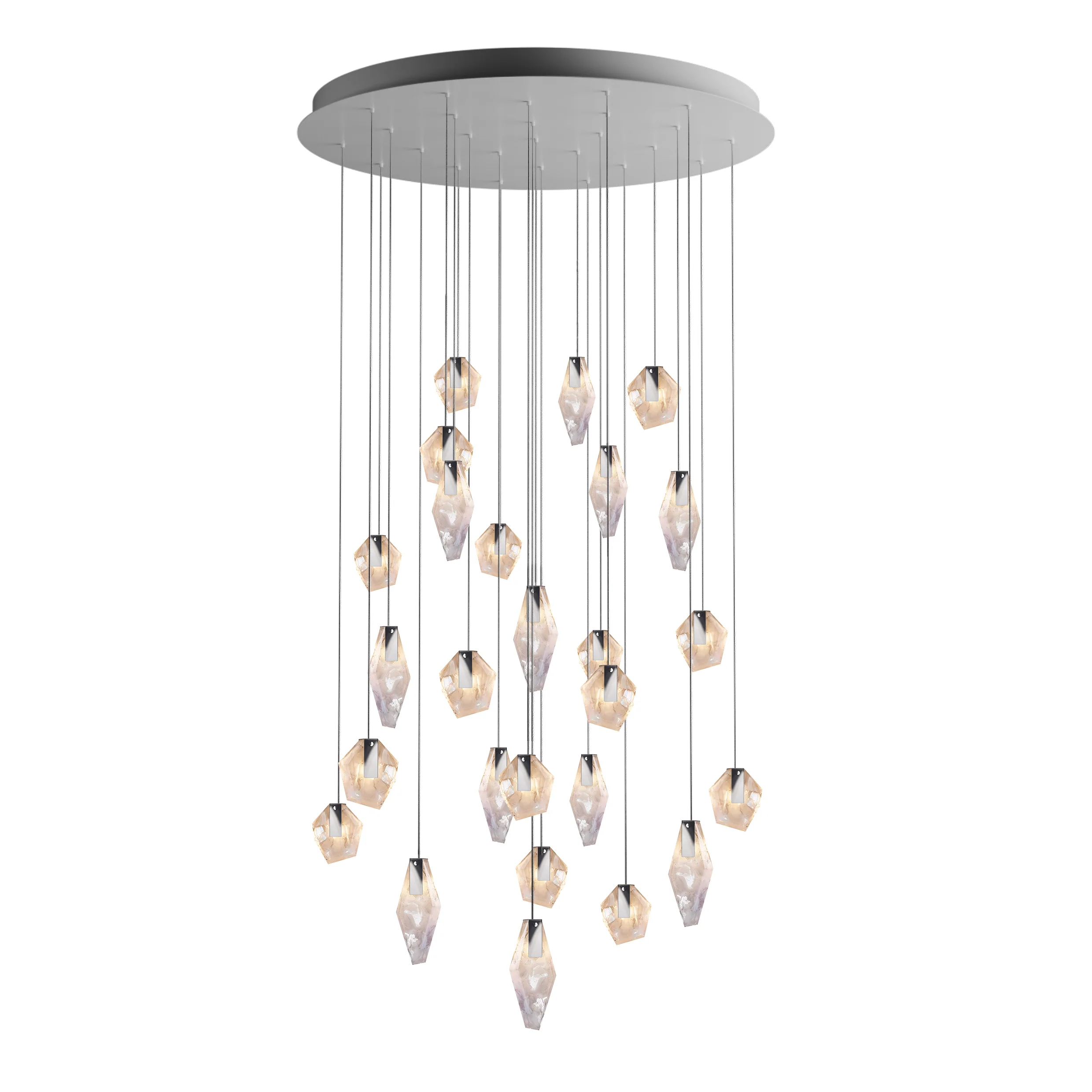Fragments Round LED Chandelier - Image 41