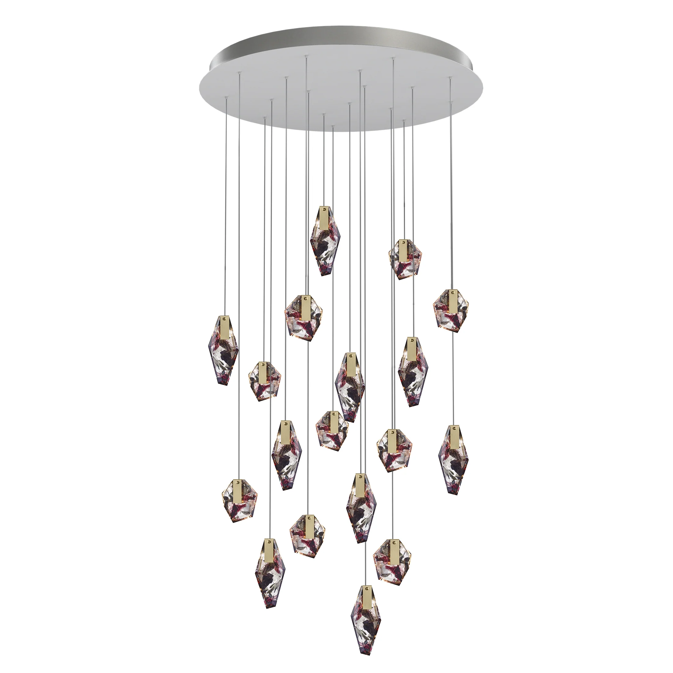Fragments Round LED Chandelier - Image 51