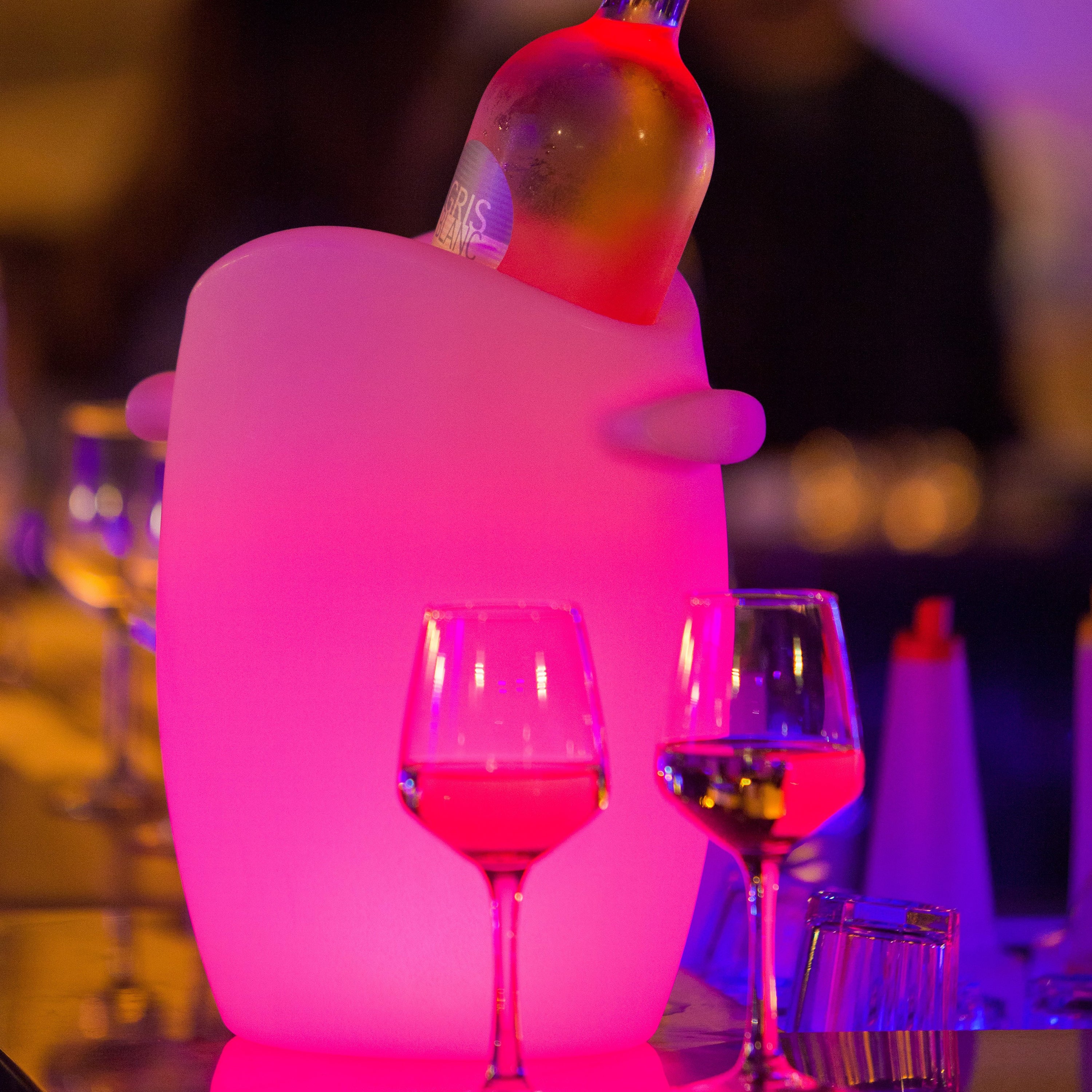 Fresh Illuminated Bluetooth LED Outdoor Ice Bucket - Image 7
