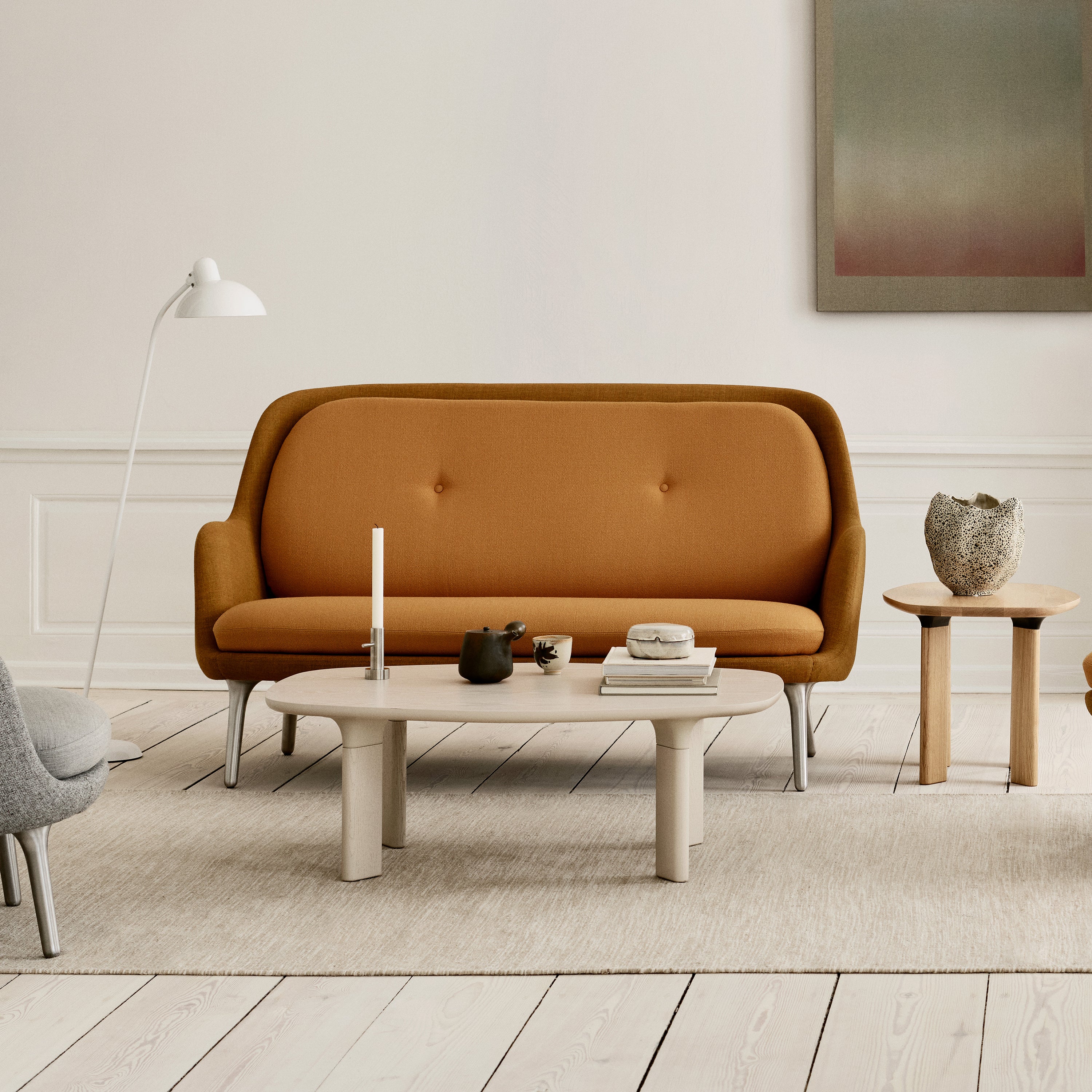 Fri 2-Seater Sofa with Metal Legs - Image 4